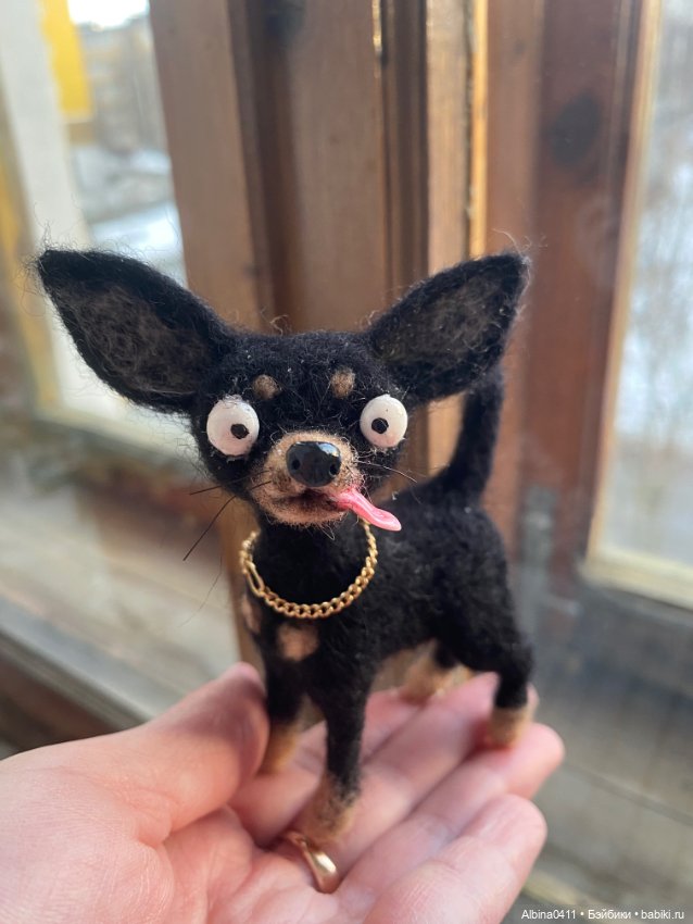 Той-терьер — Авторские игрушки (фото 2)