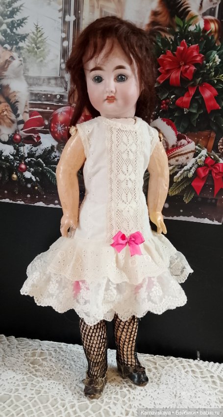 Комплект нижнего белья для антикварных кукол и реплик 40-45см (фото 7)