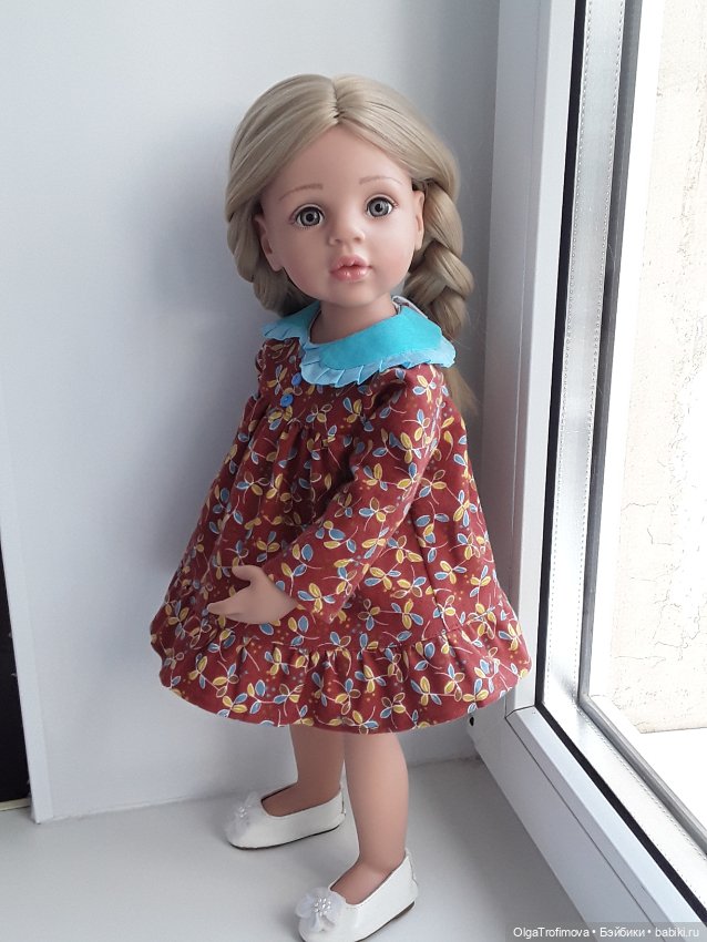 Платья из теплого хлопка для Готц 50см (фото 6)
