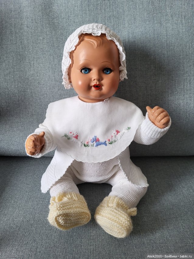 Почти антикварный, немецкий пупс EMASO из 50х