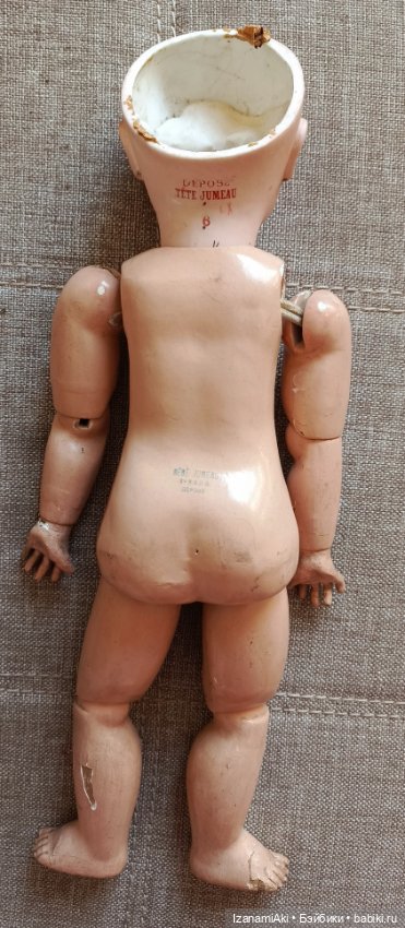 Tete Jumeau depose 6 — Антикварные куклы (фото 2)