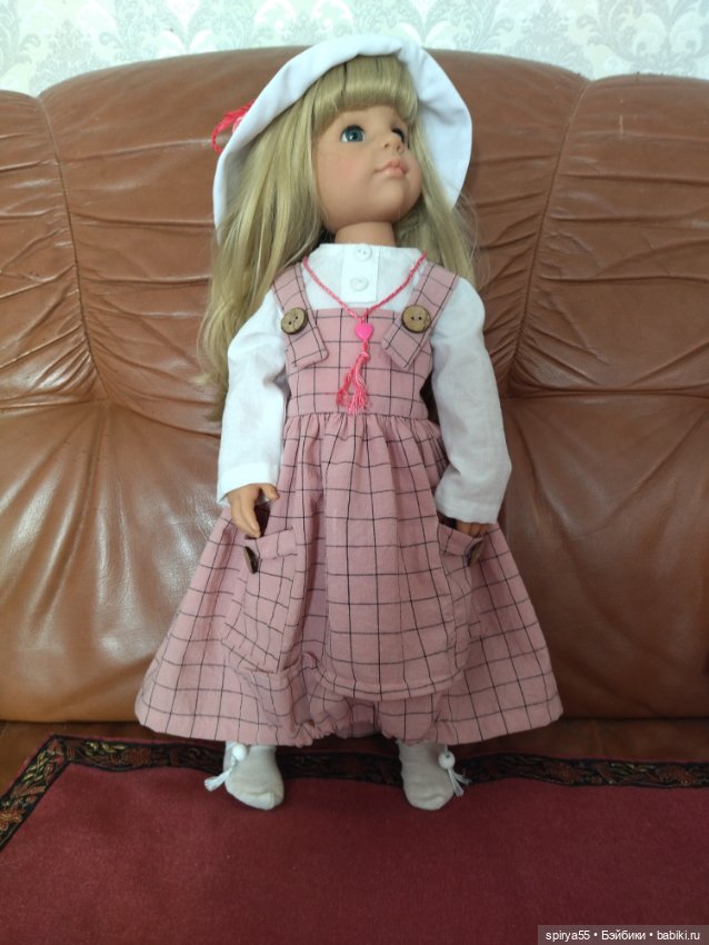 Скидка! Блузка с сарафаном в стиле бохо для куклы Готц и Цвергназе (фото 2)