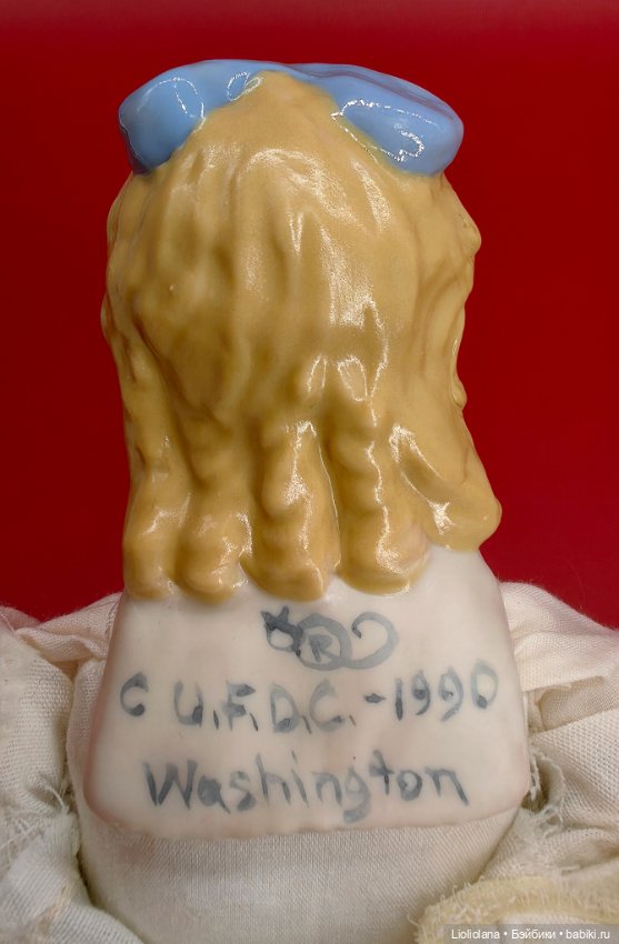 Редкая авторская кукла Алиса Рузвельт от Kathy Redmond США 1990г (фото 8)