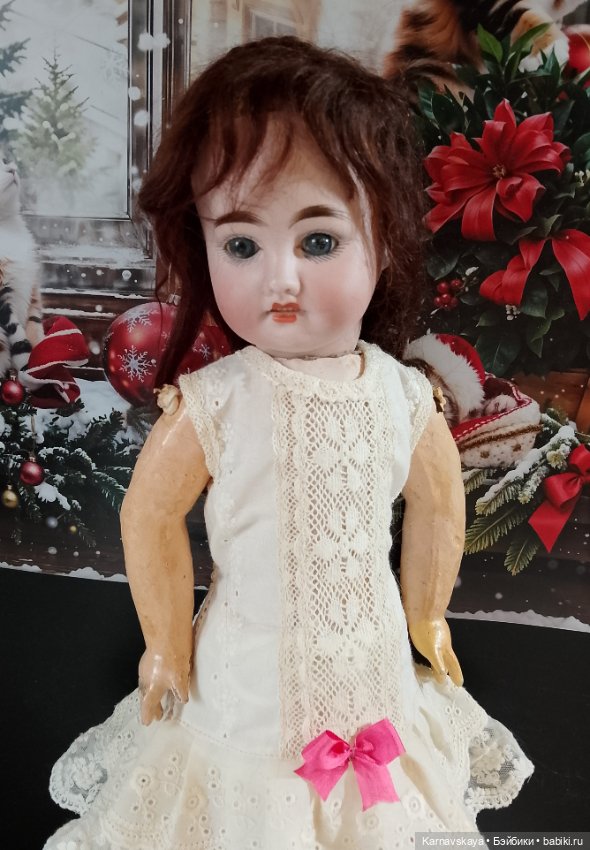 Комплект нижнего белья для антикварных кукол и реплик 40-45см (фото 8)