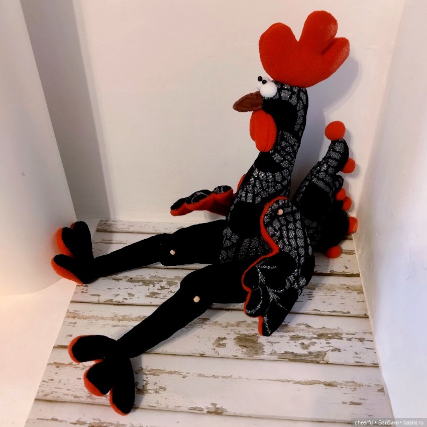 Интерьерная игрушка - петух Шварц (фото 7)