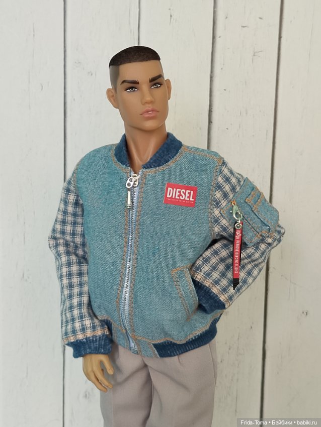 Одежда для парня Интегрити Адониса джинсовая куртка бомбер alfa (фото 7)