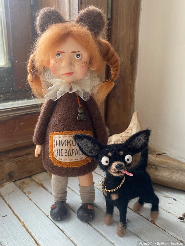 Той-терьер — Авторские игрушки (фото 4)