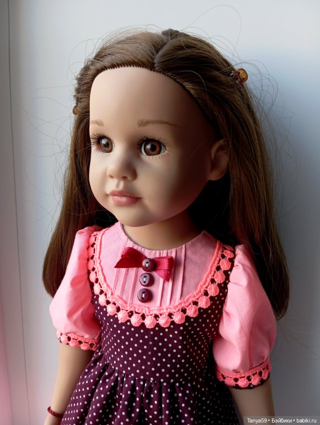 Платье для кукол Готц, Цвергназе 48-50 (фото 3)