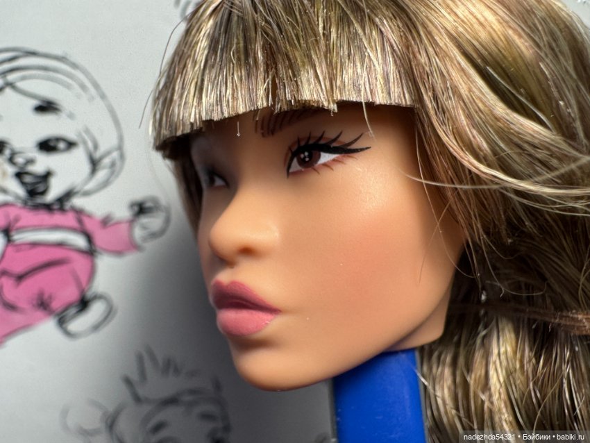 Голова пышки Барби Лукс 24 Симоны (3) (фото 6)