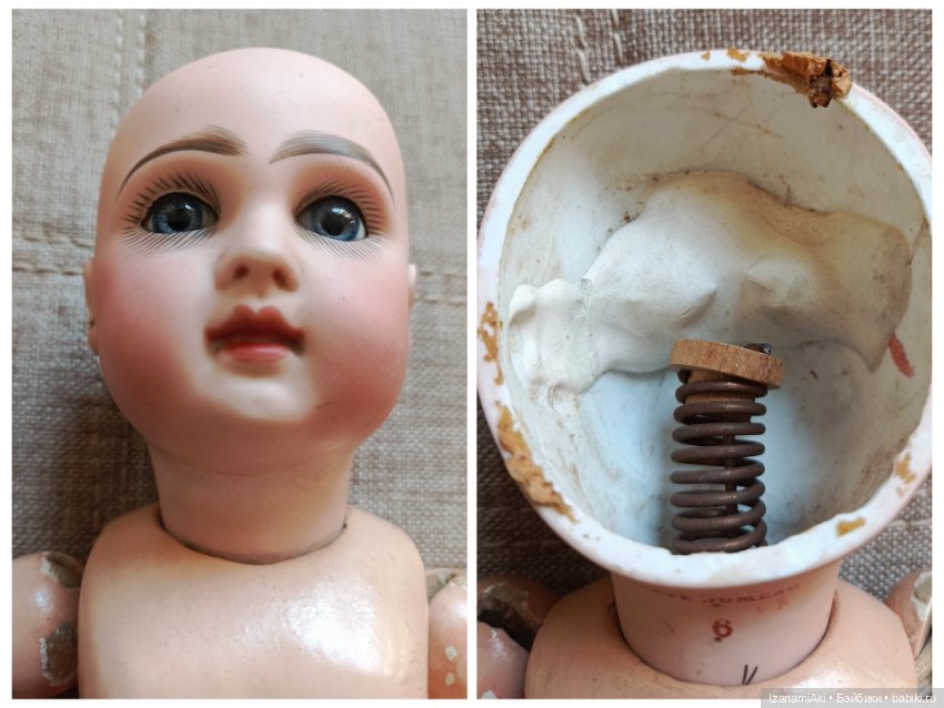 Tete Jumeau depose 6 — Антикварные куклы (фото 4)