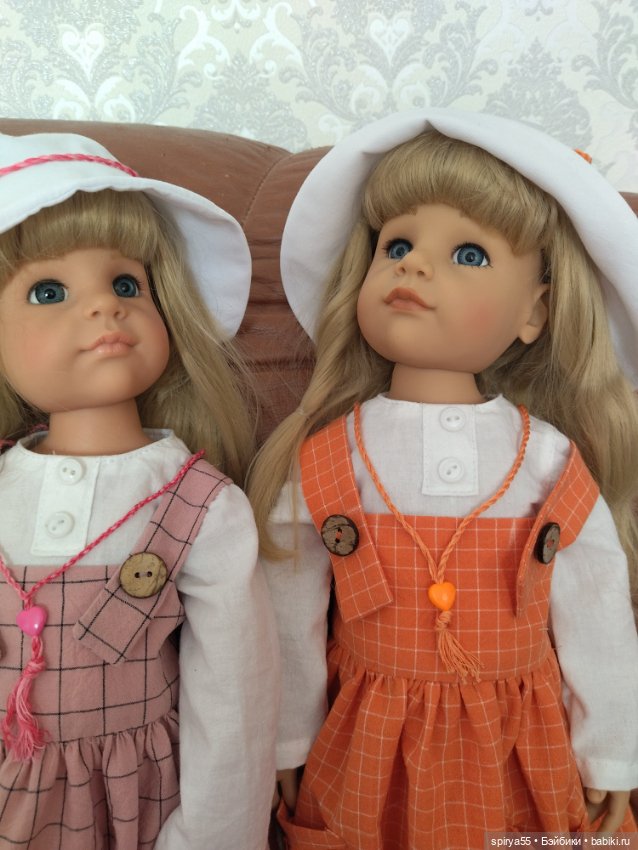 Скидка! Блузка с сарафаном в стиле бохо для куклы Готц и Цвергназе (фото 6)