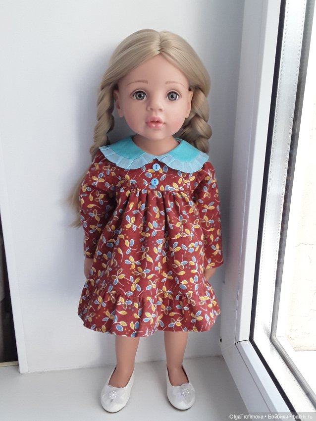 Платья из теплого хлопка для Готц 50см (фото 8)