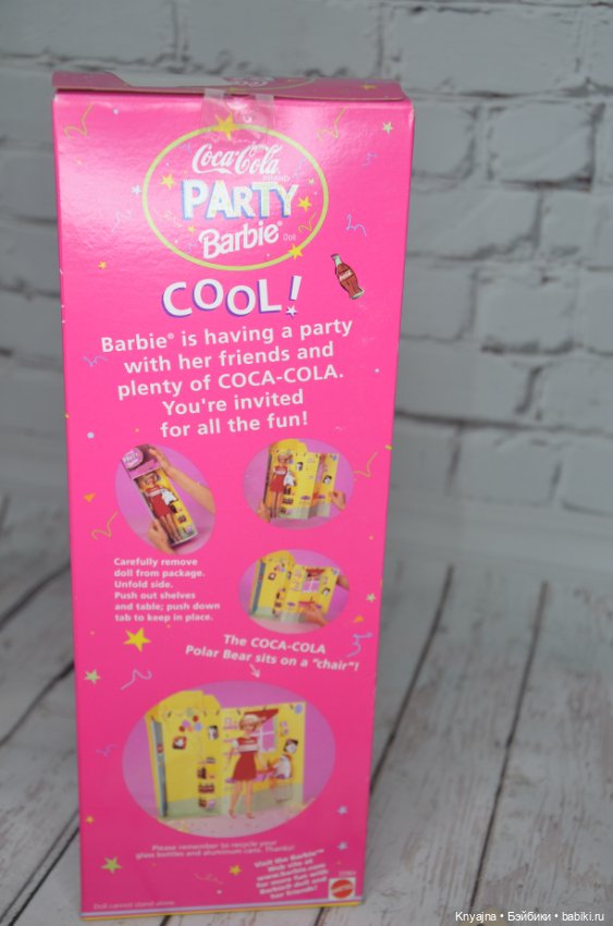 Барби Coca-Cola party Barbie, нрфб (фото 10)