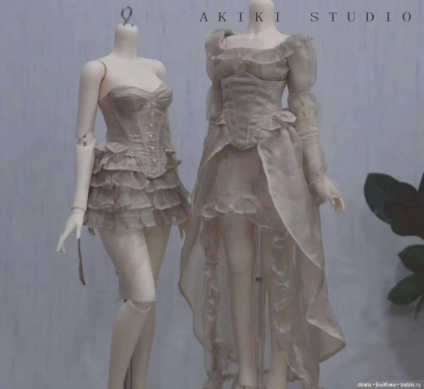 Выкройка PDF для куклы 1/4 bjd + пошаговый МК с фотоинструкциями / два корсета, юбка, платье