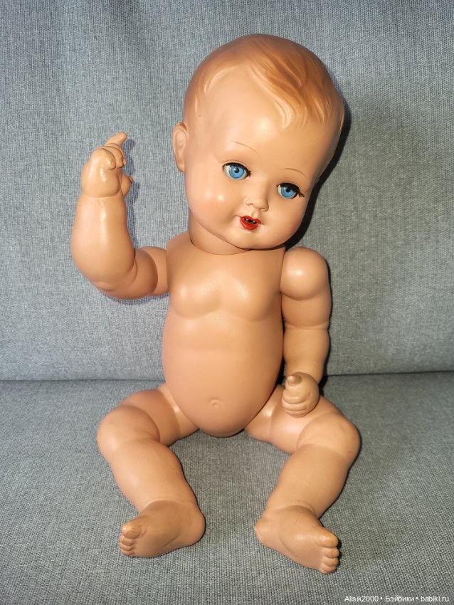 Почти антикварный, немецкий пупс EMASO из 50х (фото 3)