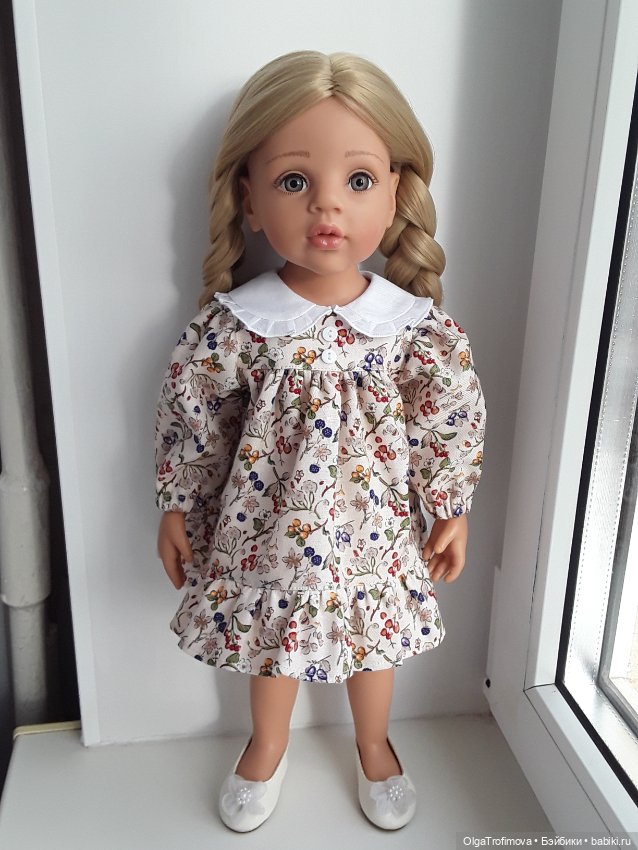 Платья из теплого хлопка для Готц 50см (фото 5)