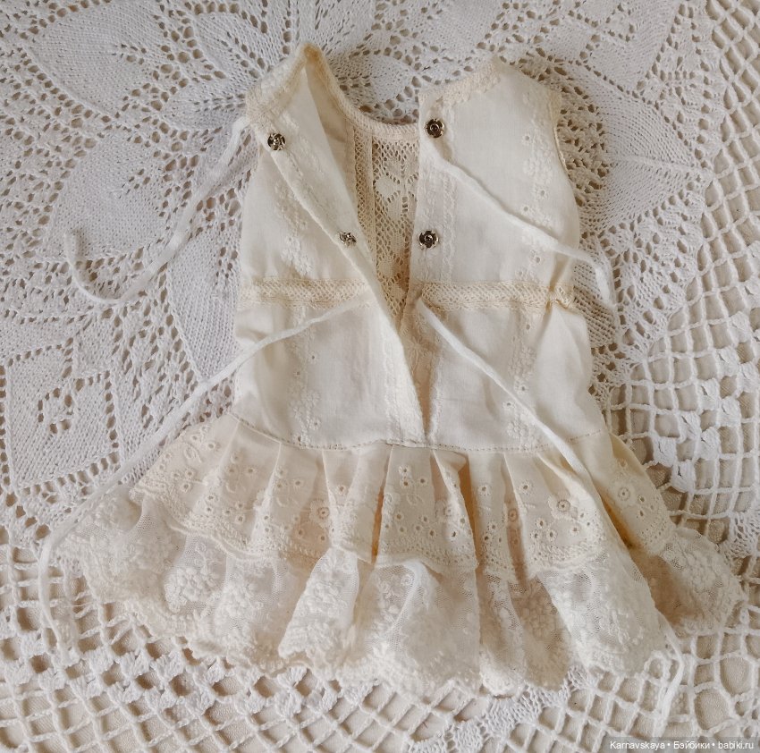 Комплект нижнего белья для антикварных кукол и реплик 40-45см