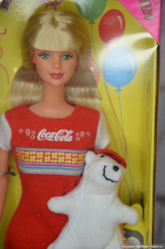Барби Coca-Cola party Barbie, нрфб (фото 4)