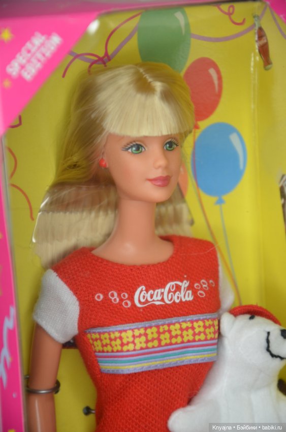 Барби Coca-Cola party Barbie, нрфб (фото 8)
