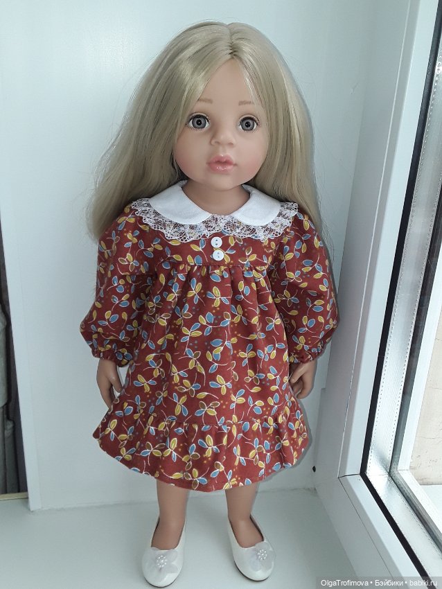 Платья из теплого хлопка для Готц 50см (фото 10)