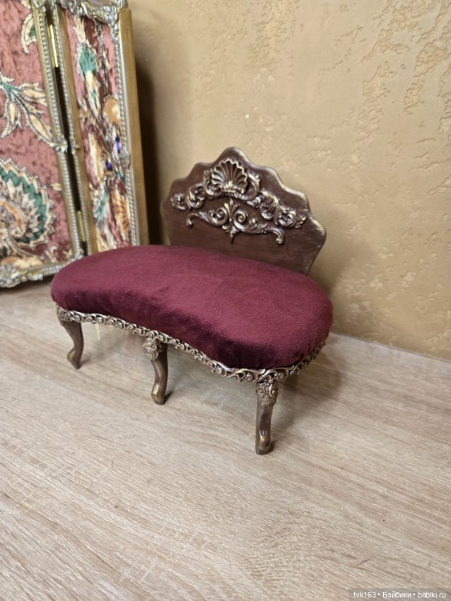 Банкетки для Барби, Паола Рейн. Мебель для кукол (фото 6)