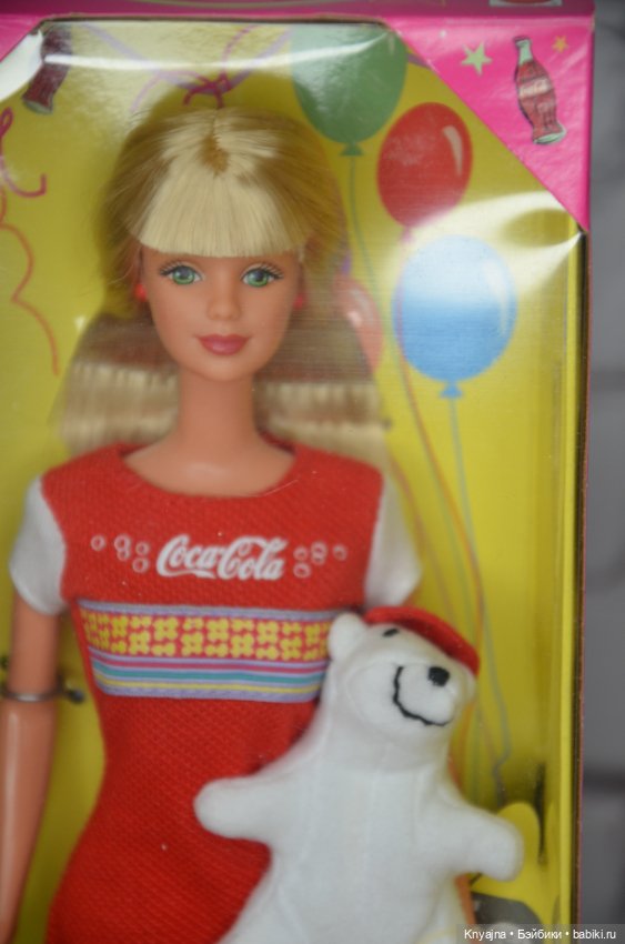 Барби Coca-Cola party Barbie, нрфб (фото 3)
