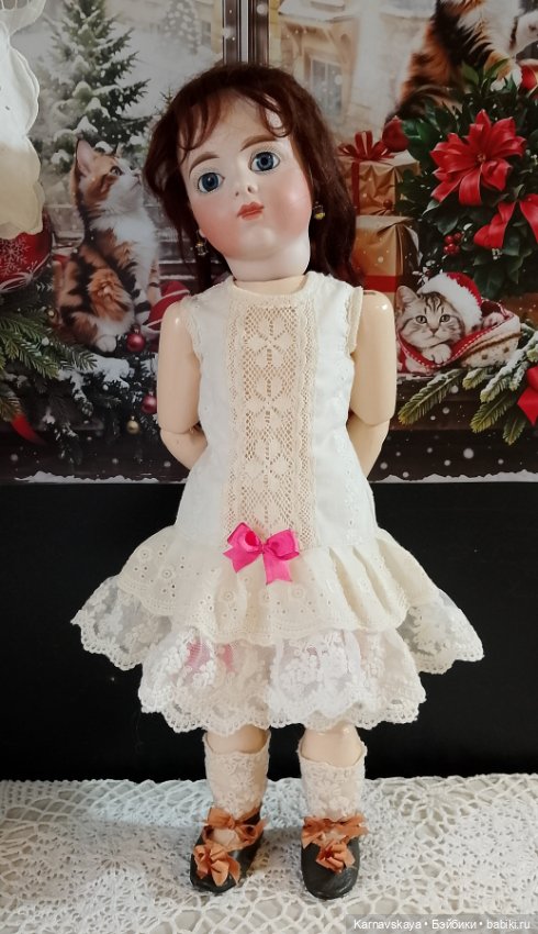 Комплект нижнего белья для антикварных кукол и реплик 40-45см