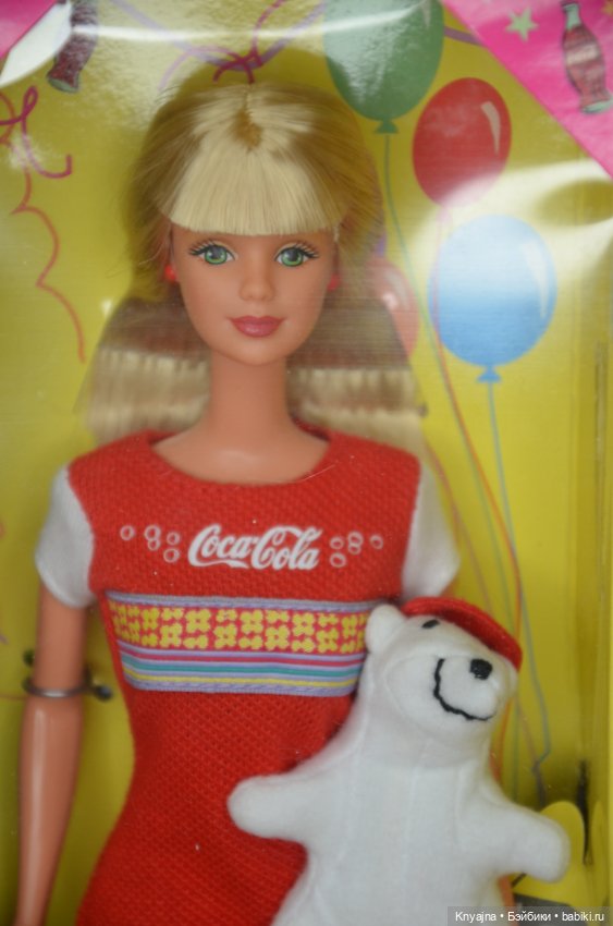 Барби Coca-Cola party Barbie, нрфб (фото 5)