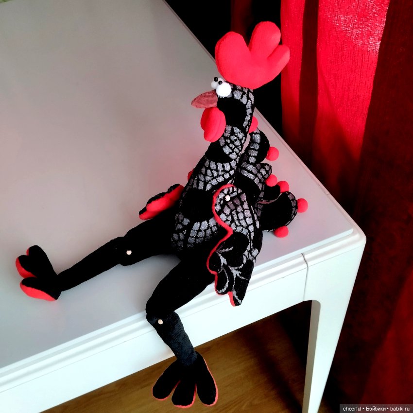 Интерьерная игрушка - петух Шварц (фото 5)