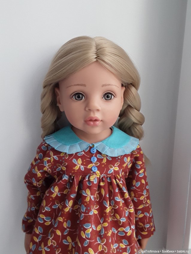 Платья из теплого хлопка для Готц 50см