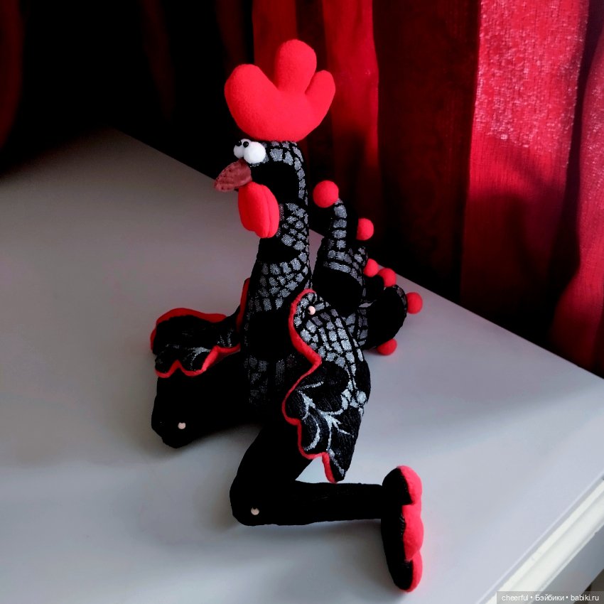 Интерьерная игрушка - петух Шварц (фото 8)