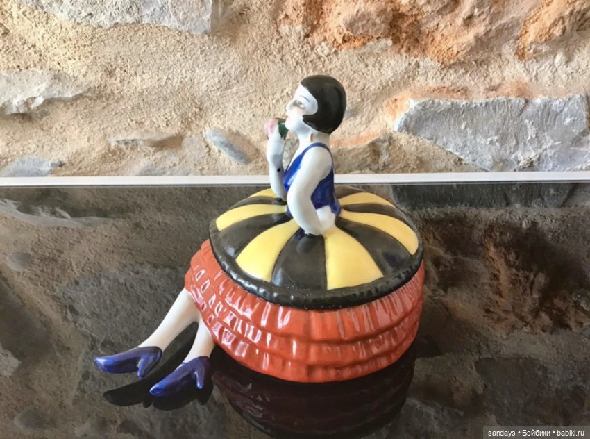 Фарфоровая статуэтка Винтаж Art Deco 1920гг (фото 3)