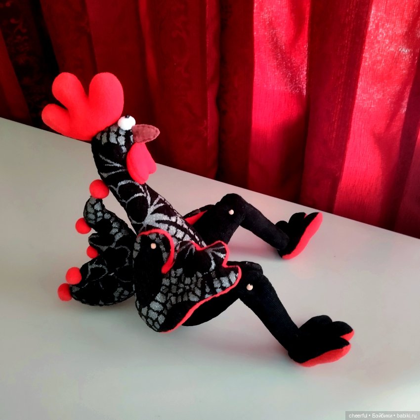 Интерьерная игрушка - петух Шварц (фото 6)