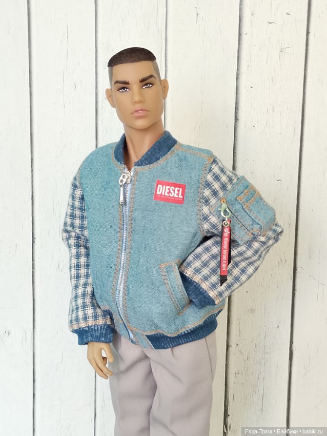 Одежда для парня Интегрити Адониса джинсовая куртка бомбер alfa (фото 6)