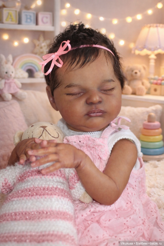 Этническая малышка реборн Laura by Bonnie Brown (фото 7)