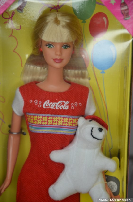Барби Coca-Cola party Barbie, нрфб (фото 2)