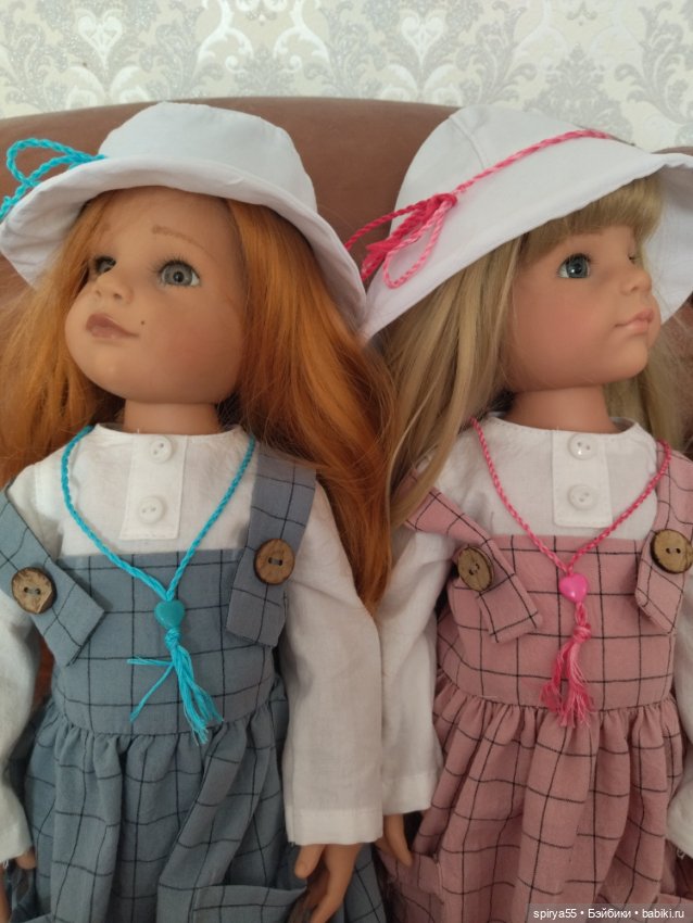 Скидка! Блузка с сарафаном в стиле бохо для куклы Готц и Цвергназе (фото 5)