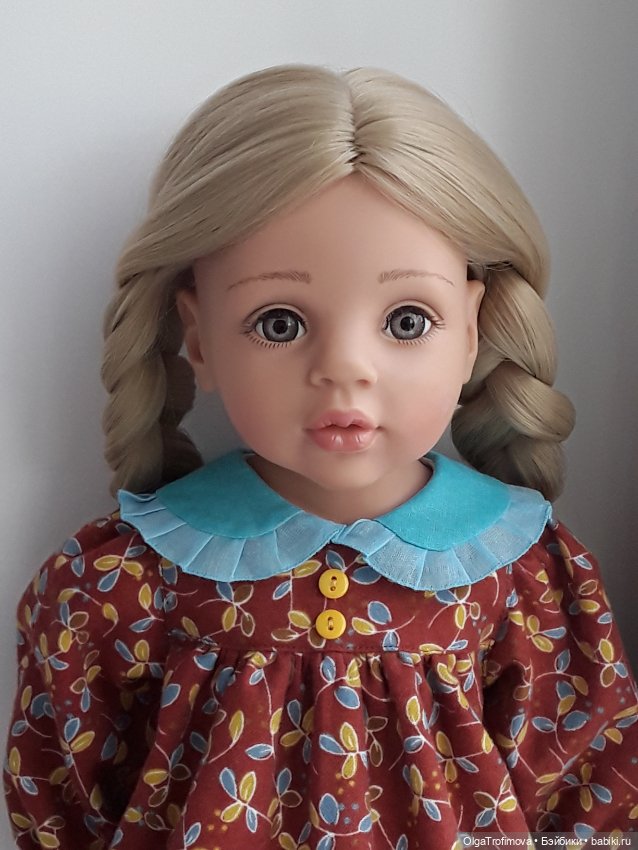 Платья из теплого хлопка для Готц 50см