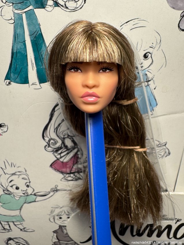 Голова пышки Барби Лукс 24 Симоны (3)