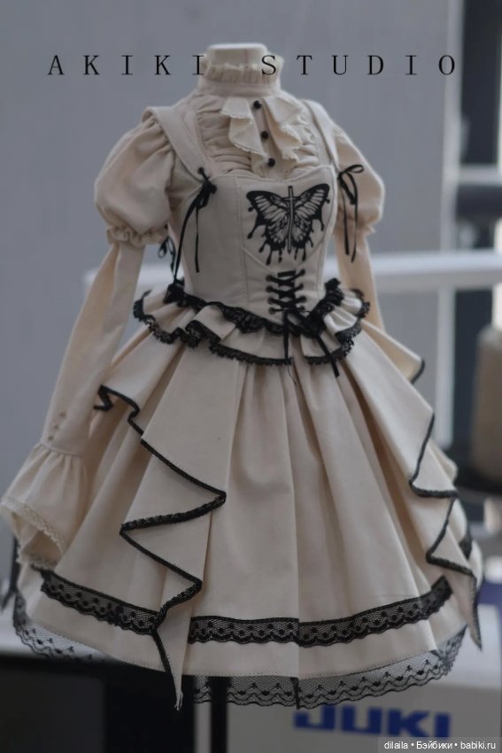 Выкройка для куклы 1/4 BJD; Блузка, Корсет, Юбка и др.; в формате PDF в натуральную величину + МК