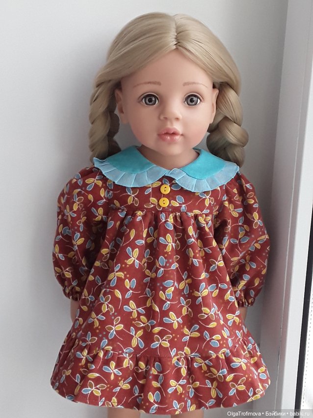 Платья из теплого хлопка для Готц 50см (фото 2)