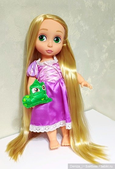 Рапунцель 40 см Дисней Аниматорс Disney Animators кукла (фото 6)