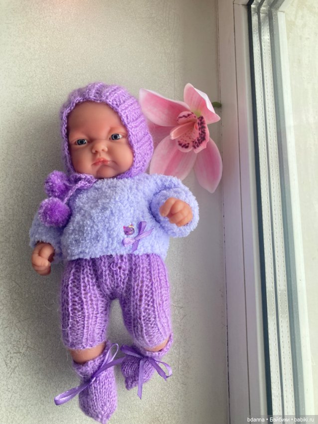 Вязанные комплекты на пупсов (фото 5)