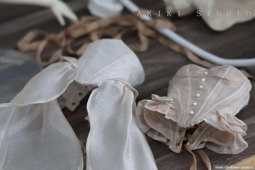 Выкройка PDF для куклы 1/4 bjd + пошаговый МК с фотоинструкциями / два корсета, юбка, платье (фото 7)