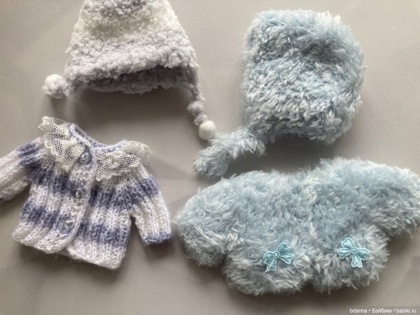 Вязанные комплекты на пупсов (фото 3)