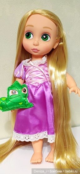Рапунцель 40 см Дисней Аниматорс Disney Animators кукла (фото 3)