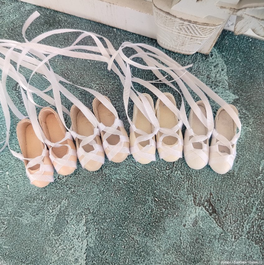Балетки на завязках 4,3*1,6см