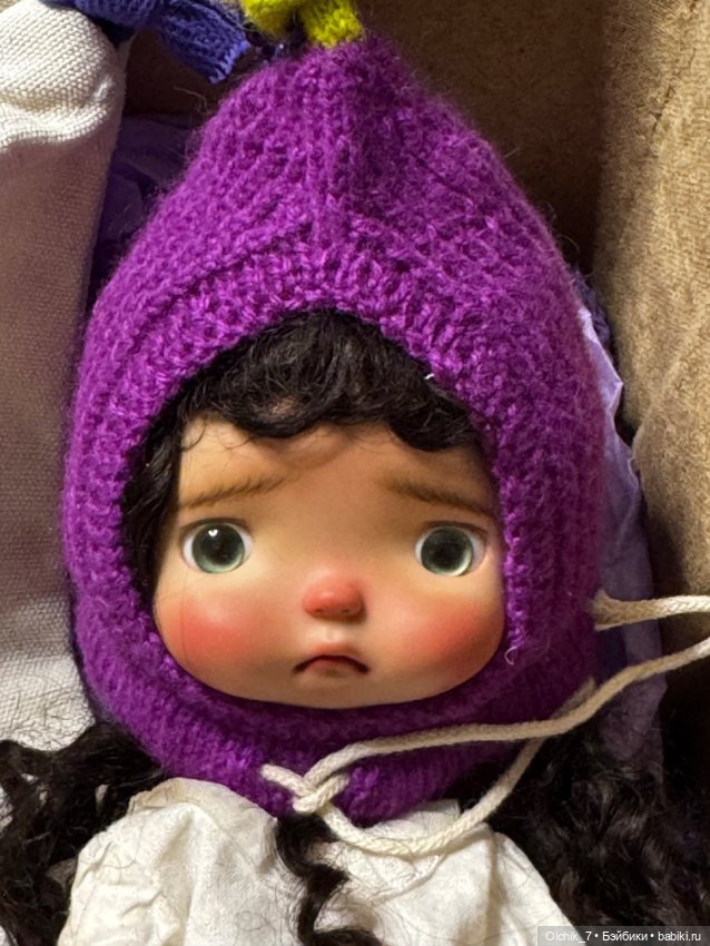 Кукла баклажан Eggplant — Шарнирные куклы (не BJD) (фото 9)