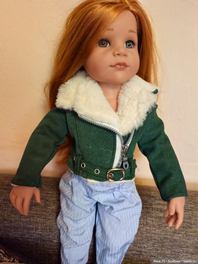 Куртка дубленка — Одежда для кукол (фото 2)