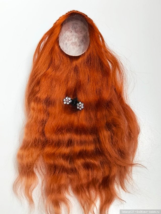Парик из натуральных локонов козы . ОГ - 12см (фото 7)